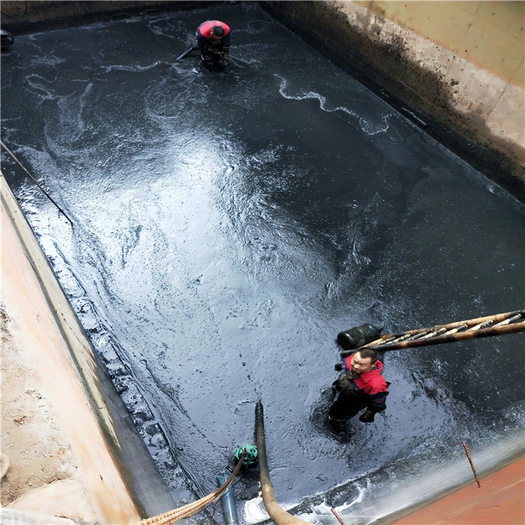 杜集废水池清理